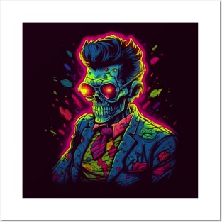 Rockabilly Zombie Posters and Art